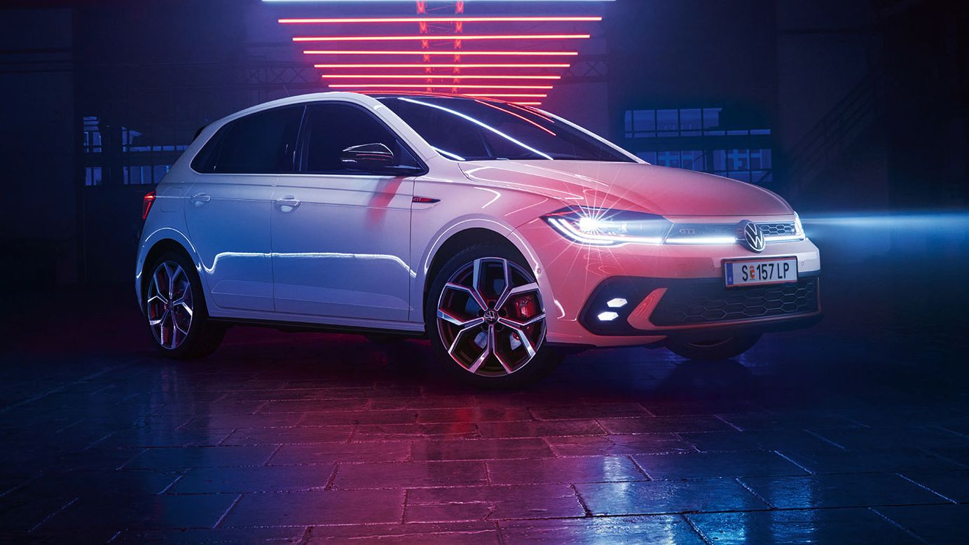 Schräge Frontansicht des VW Polo GTI