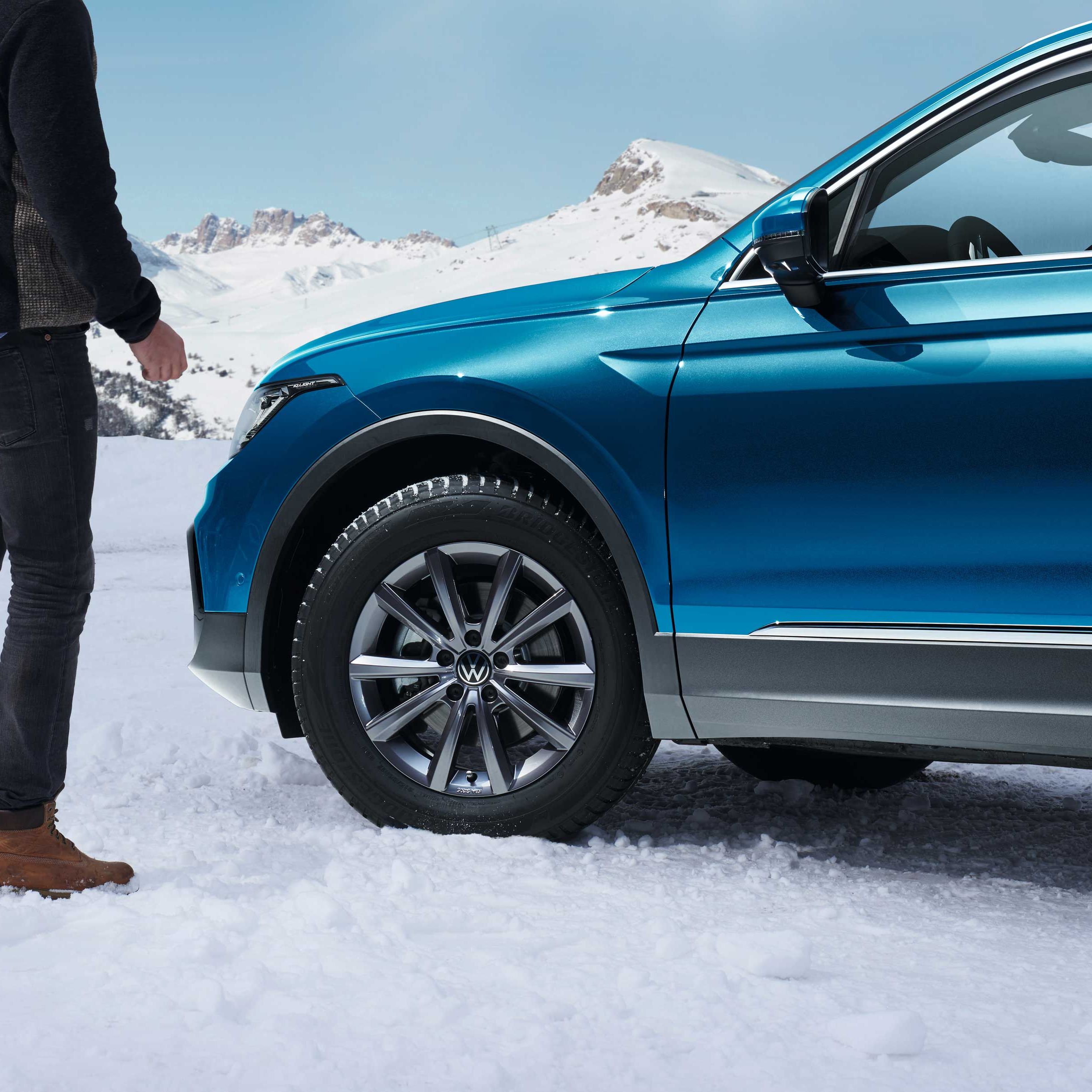 VW Tiguan im Schnee