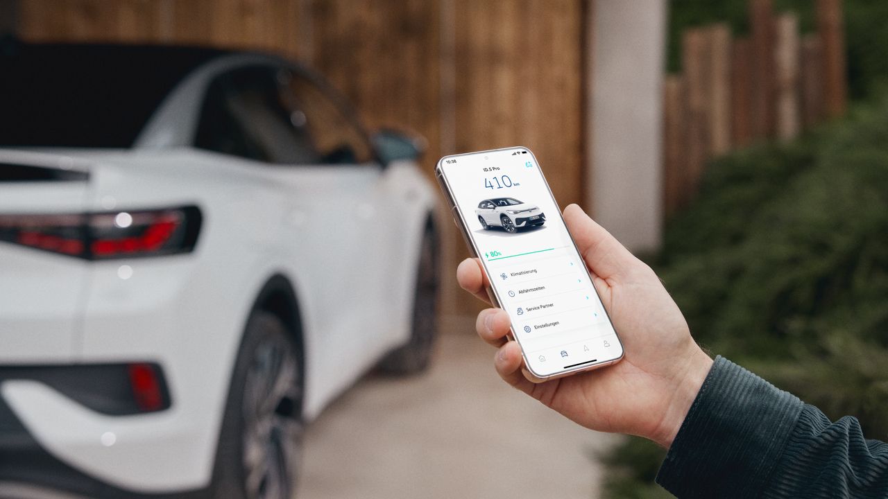 WeConnect App zeigt Daten zum ID.5 