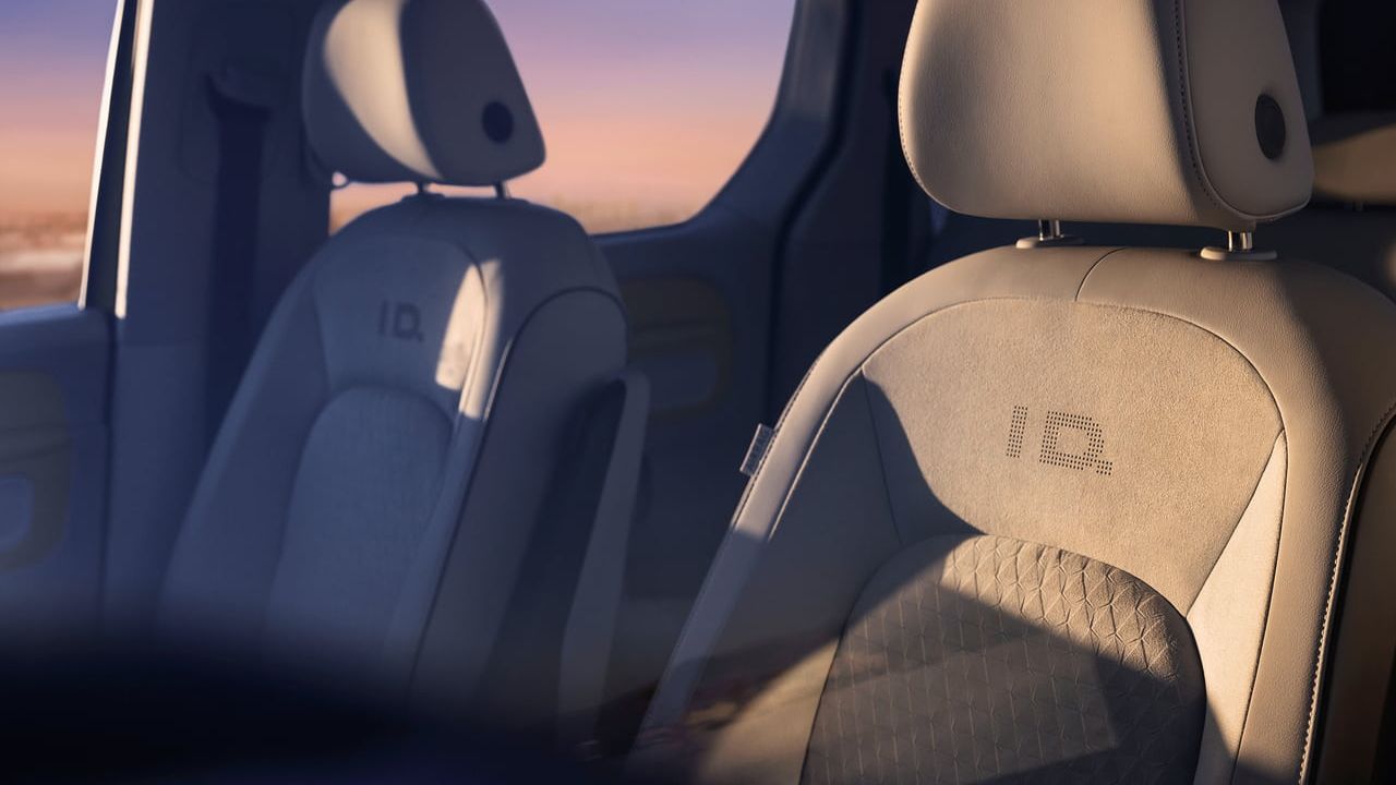 Ansicht der Sitze im VW ID. Buzz